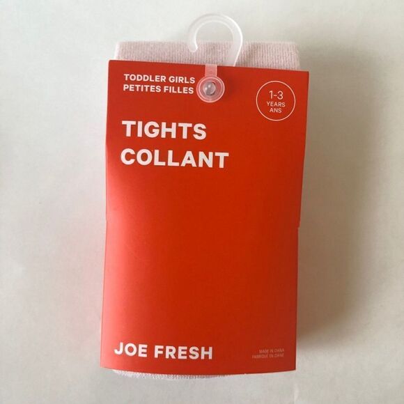 Joe Fresh Girls Tights Solid Warm Sz 1-3 Years - Picture 1 of 3